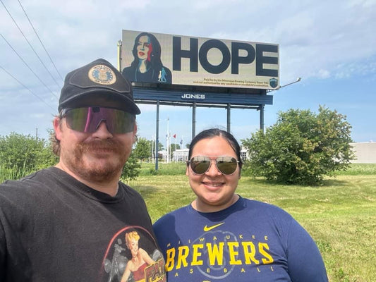 We just put up our first HOPE sign in Oshkosh