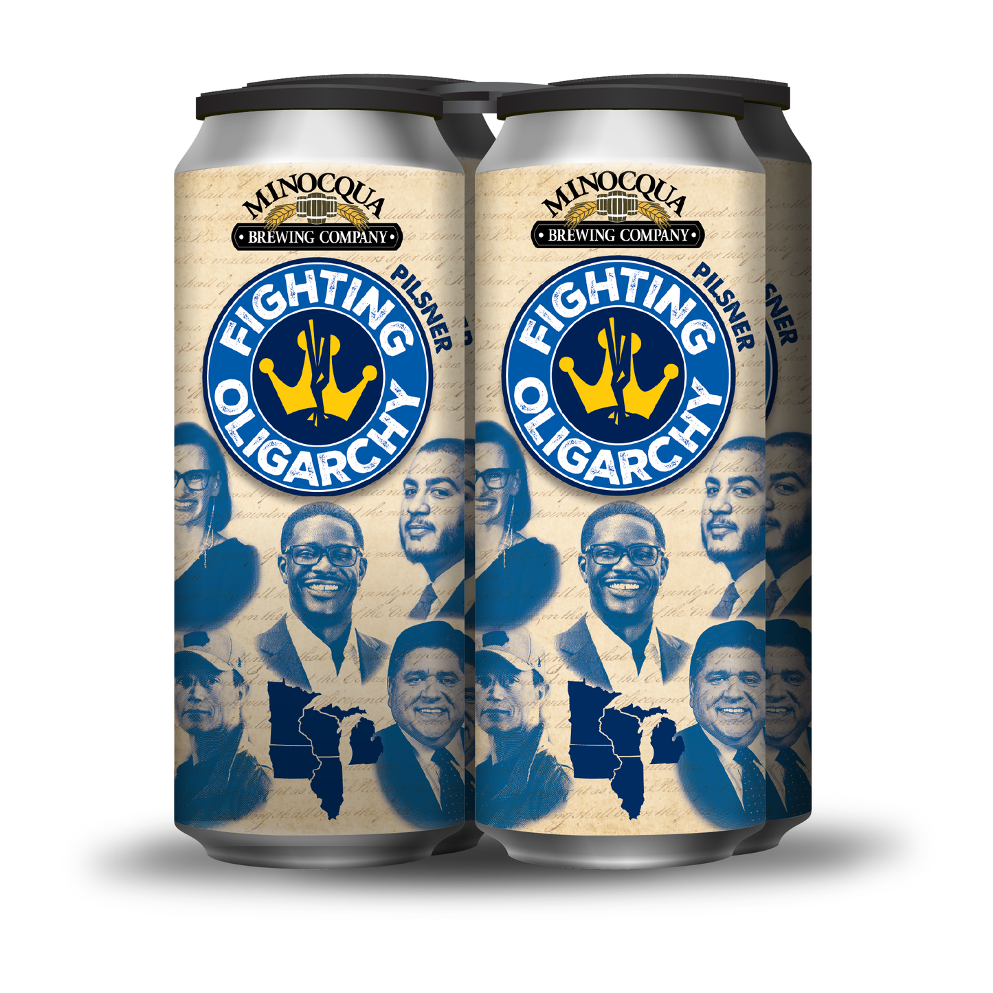 Fighting Oligarchy Pilsner, 16oz 4pk