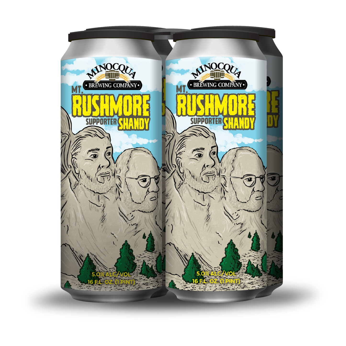 Mt. Rushmore Supporter Shandy, 16oz 4pk