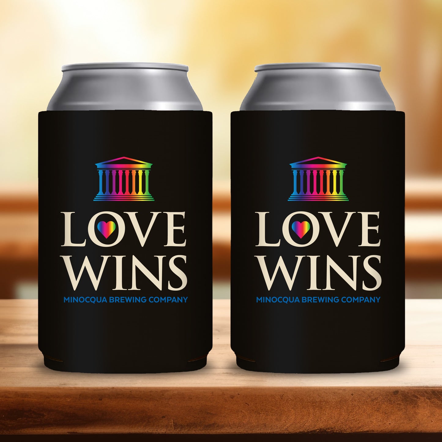 Love Wins Koozie