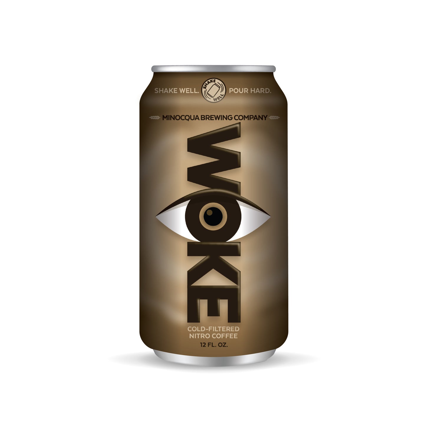 WOKE Canned Coffee, 12oz, 6-pack