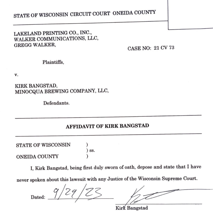 Robin Vos' Lawyer Attempts to Use Our Defamation Case to Dig up Dirt on Justice Protasiewicz