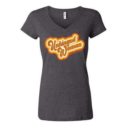 Unhinged Woman V-Neck Shirt