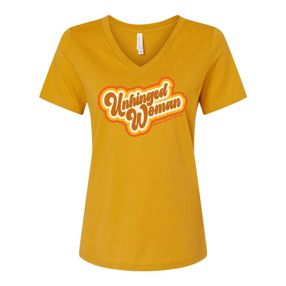 Unhinged Woman V-Neck Shirt