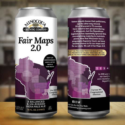 Fair Maps 2.0 IPA, 16oz 4pk