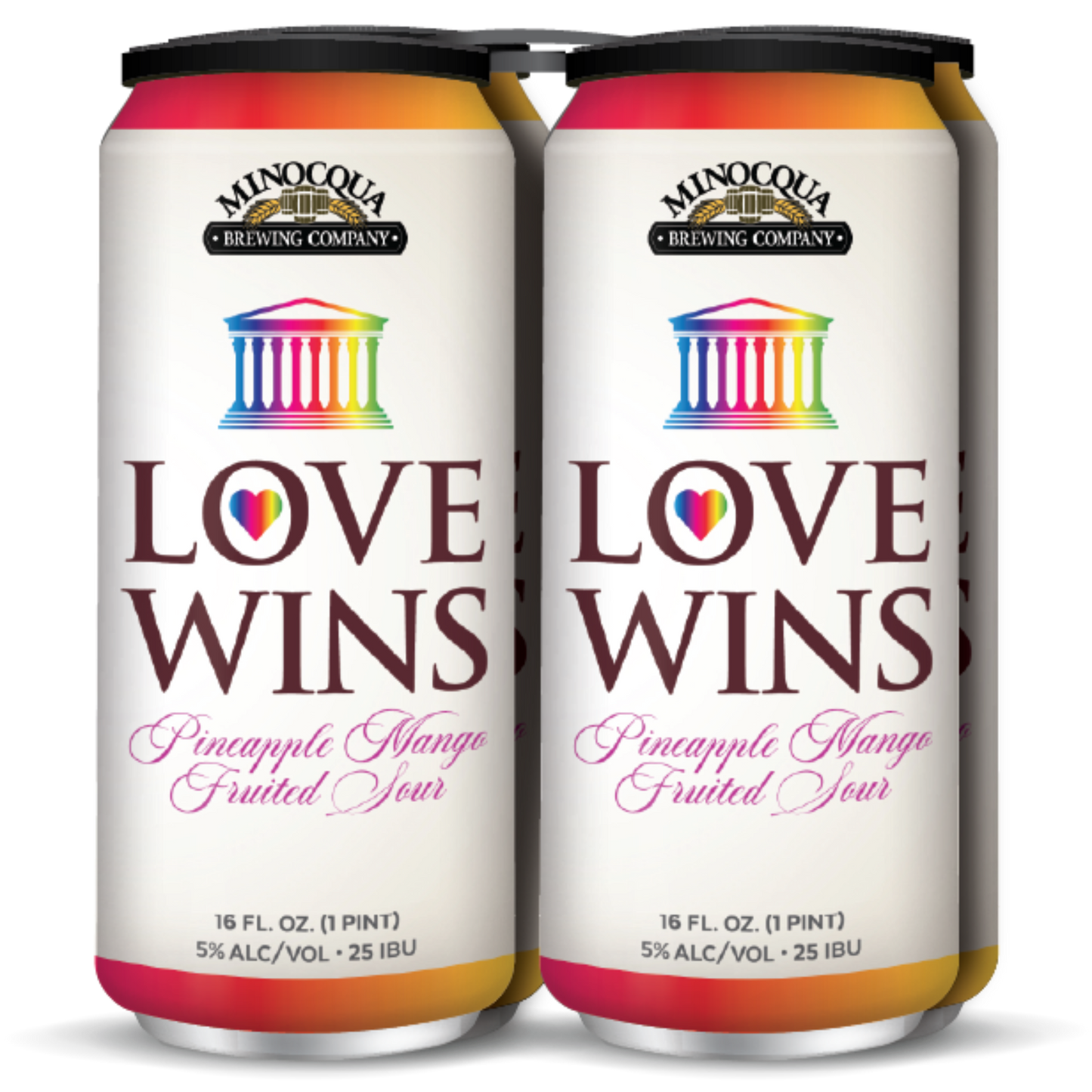 Love Wins Fruited Sour, 16oz 4pk