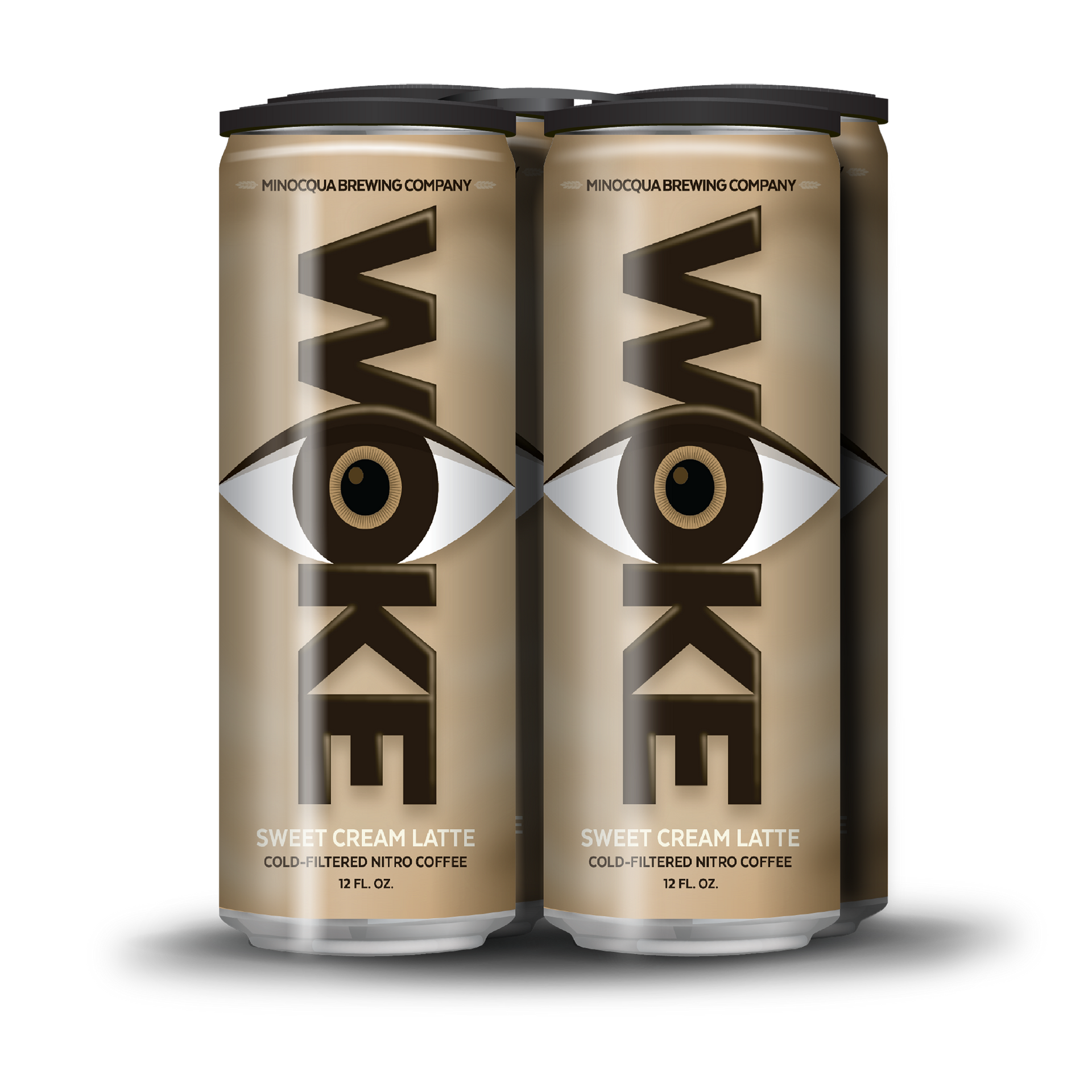 WOKE Oat Milk Sweet Cream Canned Coffee, 12oz, 4-pack – Minocqua