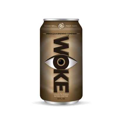 WOKE Canned Coffee, 12oz, 6-pack